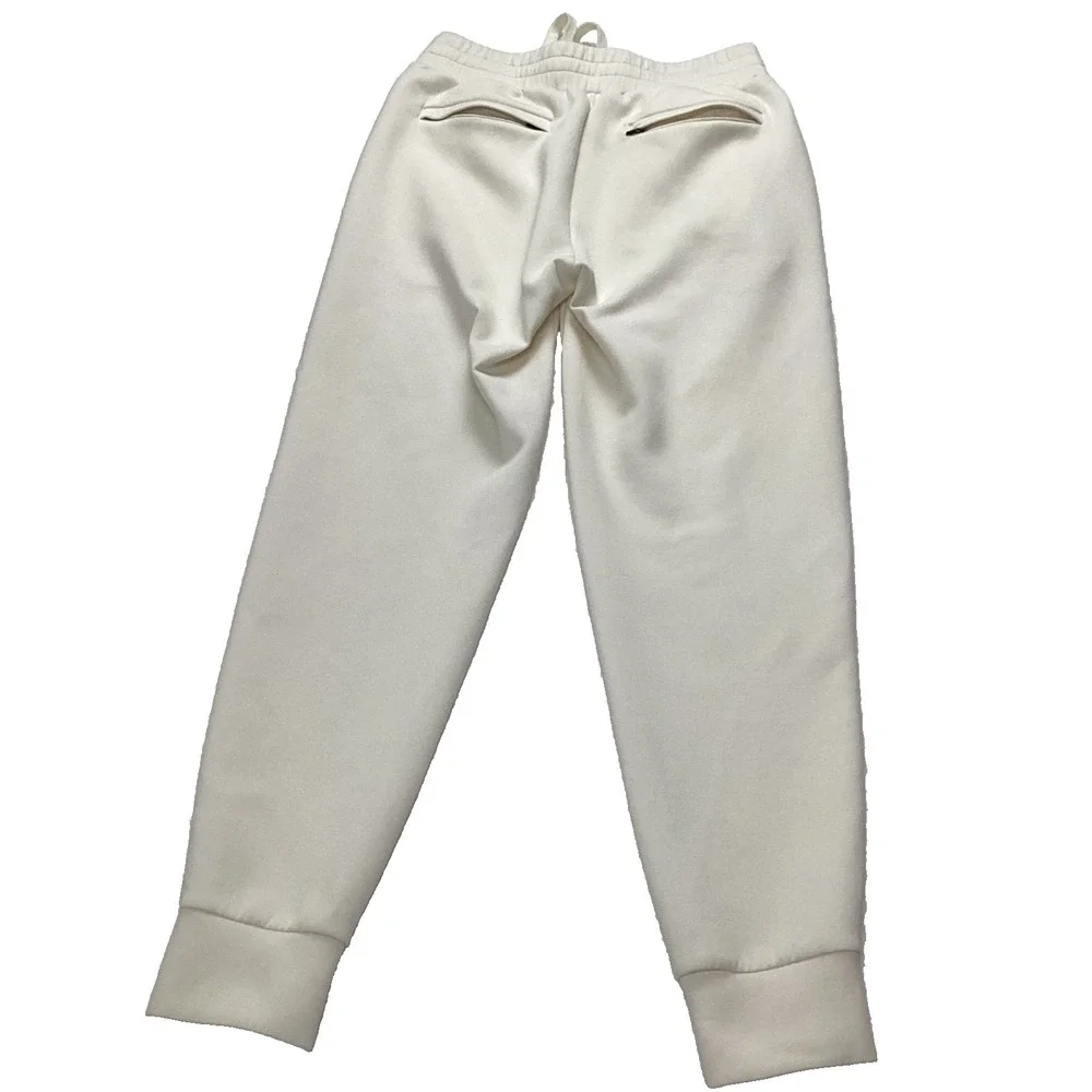 Murano‎ Cream Knit Joggers SX28 | Cozy Soft Lounge Sweatpants Minimalist